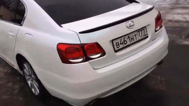 Оклейка жемчужно белым перламутром Lexus Gs смотреть онлайн