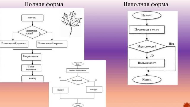 Виды алгоритмов.Разветвленный. смотреть онлайн