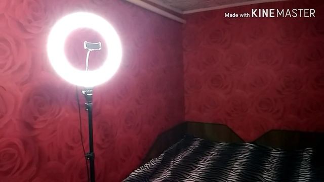 Обзор на штатив с лампой . Ring supplementary lamp . смотреть онлайн