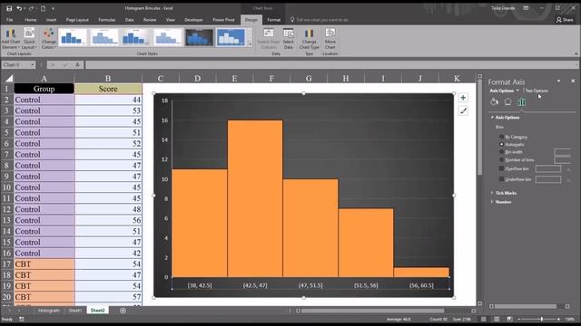 Managing Histogram Bins in Microsoft Excel Including Bin Width and Number смотреть онлайн