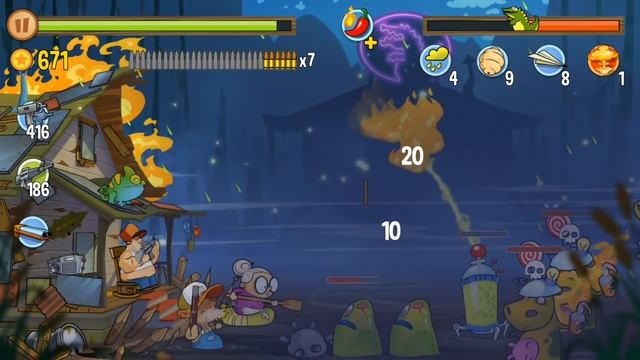 Swamp Attack НОВЫЕ БОССЫ НОВОЕ ОБНОВЛЕНИЕ Игра на андроид для детей БОЛОТНАЯ АТАКА #Мобильные игр смотреть онлайн