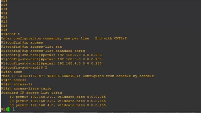 Cisco Named Access Control Lists Editing (add and delete individual lines+resequence) смотреть онлайн