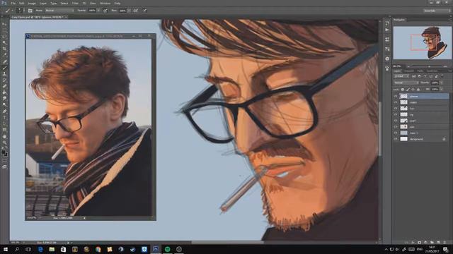 Photoshop CS6 - 1 Hour Speedpaint practice смотреть онлайн