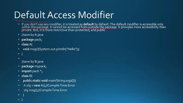 Access Modifiers in Java - CodersArts смотреть онлайн