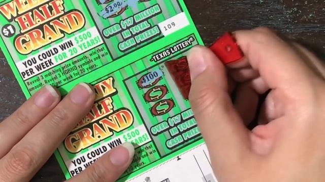 $5 Dia de los Muertos & $1 Weekly Half Grand Texas Lottery Scratch Off Tickets смотреть онлайн