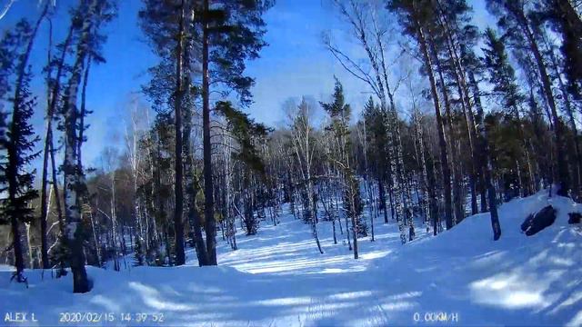 Белокуриха 2. Биатлонная Трасса. Беговые лыжи на "Лыжно биатлонном комплексе" смотреть онлайн