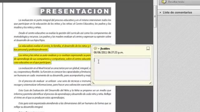 Tutorial para comentar en un PDF смотреть онлайн