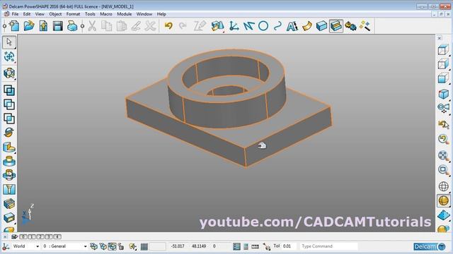 PowerShape Tutorial For Beginners