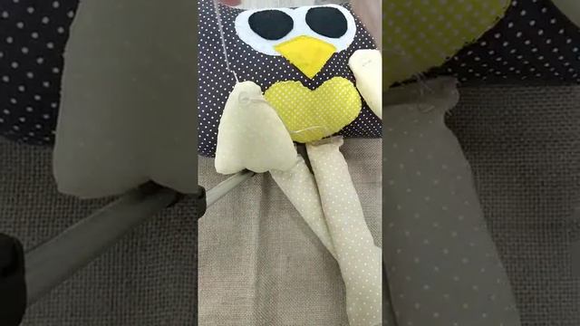 Подушка Сова своими руками завершение смотреть онлайн