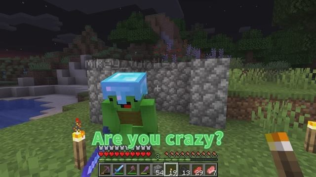 "BABY MODE" Difficulty Is Very Funny - Minecraft смотреть онлайн