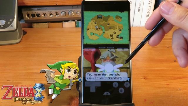 Nintendo DS emulator on Samsung Galaxy Note 9 with S PEN (Game: Legend Of Zelda) смотреть онлайн