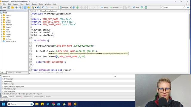 How to Trade Manually in the MetaTrader 5 Tester | mql5 Programming смотреть онлайн