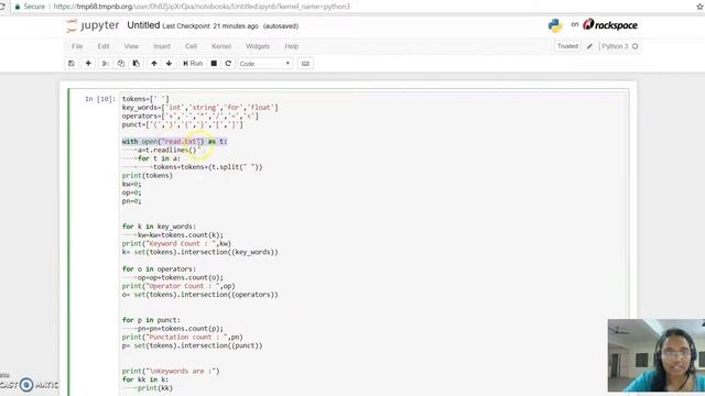 Token Seperation in Python смотреть онлайн