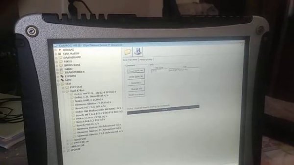 Carprog,  считываем пин-код с Opel Zafira, 1.8L, Z18XE