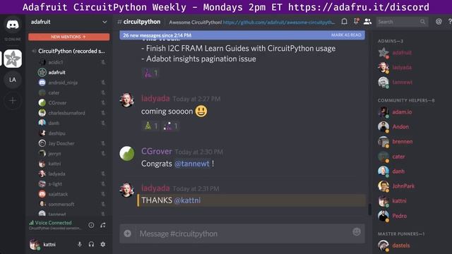 CircuitPython Weekly - December 10, 2018 @adafruit #adafruit #circuitpython смотреть онлайн