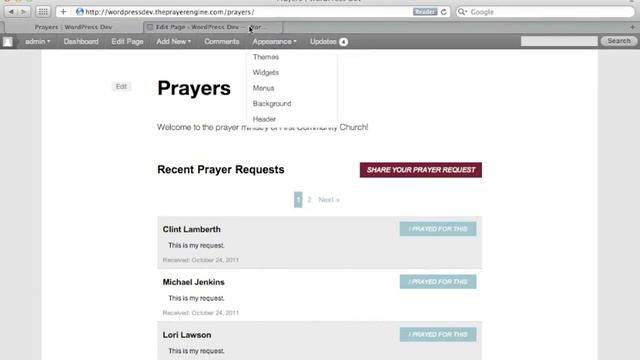 The Prayer Engine's WordPress Plugin смотреть онлайн