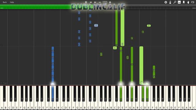 New Super Mario Bros. - Castle Theme Piano Tutorial Synthesia смотреть онлайн