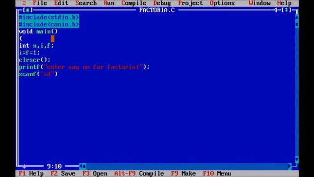 Factorial of a Number in C using while Loop in Hindi смотреть онлайн