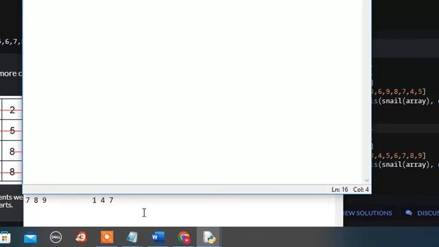 Python - Snail | Codewars 4KYU смотреть онлайн