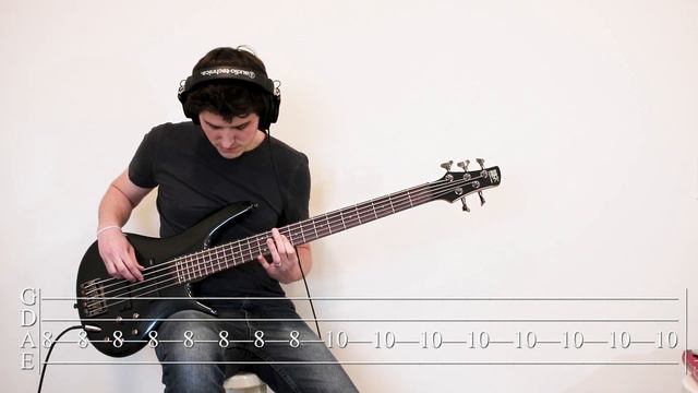Muse - Time Is Running Out (Bass Cover With Tab) смотреть онлайн
