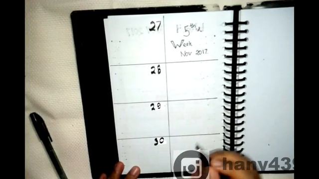 Bullet Journal Setup || Plan With Me || 5th Week November 2017 смотреть онлайн