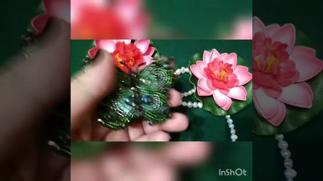 Брошь ручной работы из бисера ❤️ бабочка ❤️ смотреть онлайн