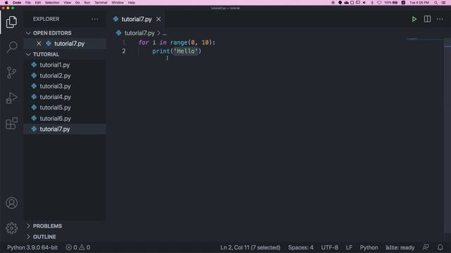 Python Tutorial for Beginners #7 - For Loops смотреть онлайн