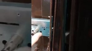 Установка защелки (замка) Гардиан 3.00 на металлическую уличную калитку