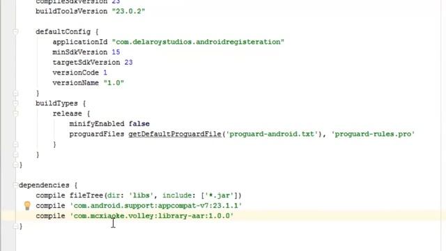 Android Volley User Registration App смотреть онлайн