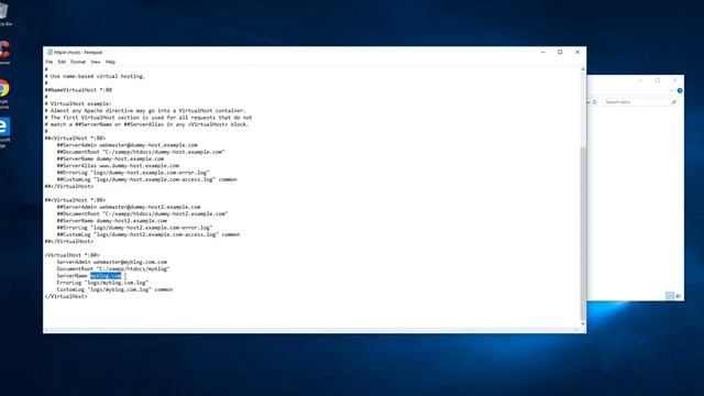 Android with PHP MySql : Configure Virtual Host in XAMPP смотреть онлайн