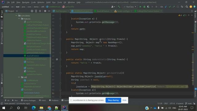Karate Framework Beginner Class 25: How to Call Java Code into Feature File смотреть онлайн