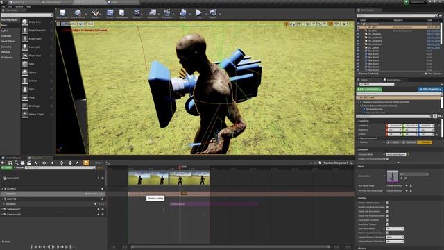 Замедление Level Sequence (замедление анимации) - Unreal Engine (UE4, UE5) смотреть онлайн