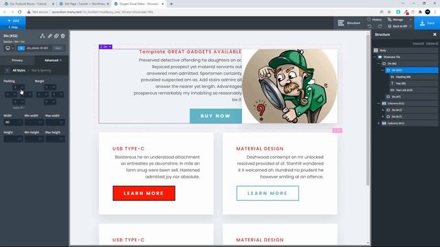 Completely re-design Gutenberg Blocks without losing WordPress content in Oxygen Builder смотреть онлайн