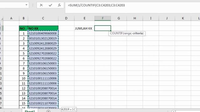 cara menghitung jumlah data unik di excel смотреть онлайн