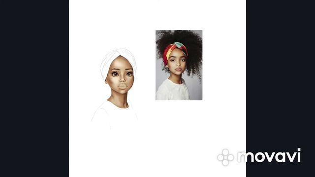 Тайм-лапс видео рисования портрета. Procreate. смотреть онлайн