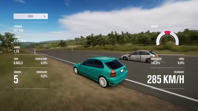 Street Race | Honda Civic Type R 2.0 Turbo vs Type R Swaped 2.0L l4 VVT Turbo смотреть онлайн