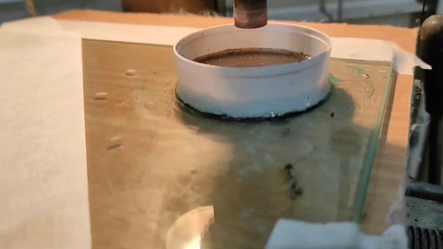 Сверлим стекло медной трубкой. смотреть онлайн