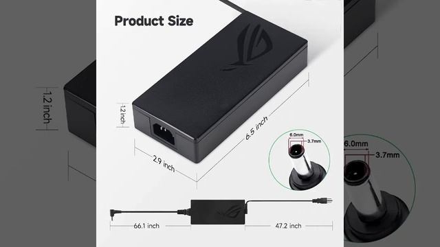 240W Laptop Charger for ASUS ROG #chargers #asus смотреть онлайн