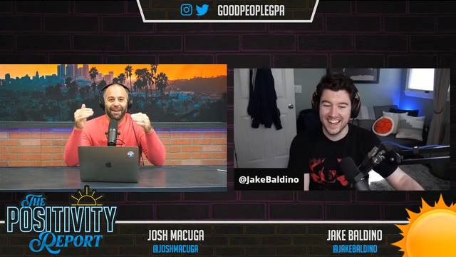 The Positivity Report - Episode 6 - Special Guest Jake Baldino смотреть онлайн