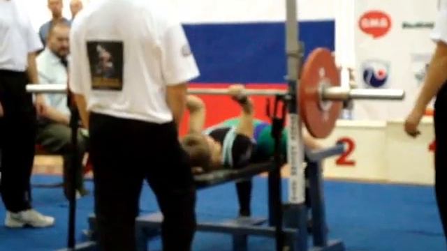Vavilova Julia RAW Total 362.5kg@56kg, 1st RAW Cup Of Russia 2010