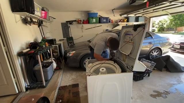 Замена пружин на стиральной машине MAYTAG W10780048 смотреть онлайн