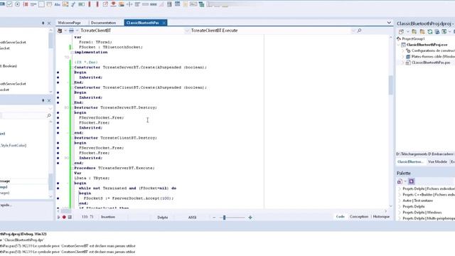 [Classic Bluetooth avec Delphi Rad Studio] [Partie 3/3] [Transfert de données][Tutoriel en français смотреть онлайн