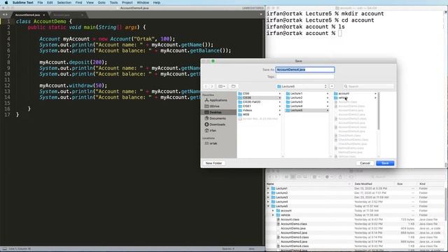 Java Classes 18: Example - Making the Account Class Multi-file смотреть онлайн
