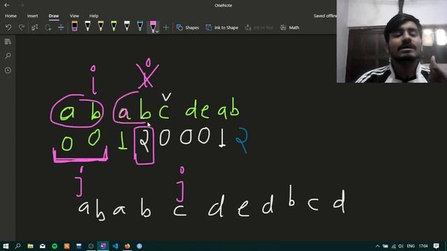 KMP ALGORITHM + STRING MATCHING CSES HINDI смотреть онлайн