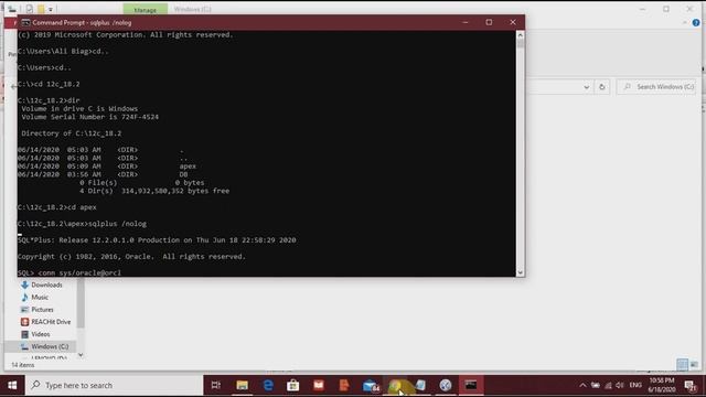 How to Uninstall Oracle Apex 18.2 | 12c R2 [Pluggable] | Windows 10 смотреть онлайн