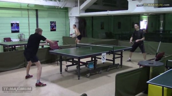 Антиспин BUTTERFLY Super Anti 1.9 mm - техника игры блоком слева, antispin technique