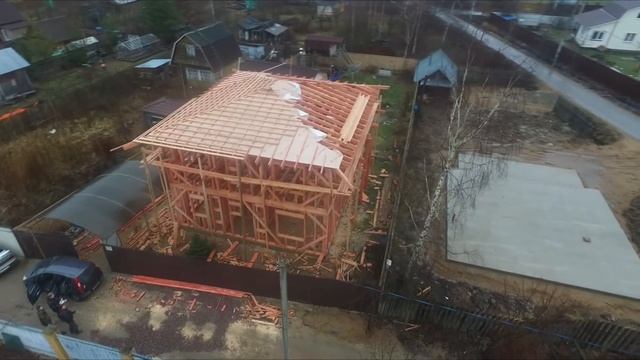 Каркасный дом размером 9х10 метров смотреть онлайн