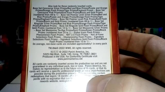 2022 Panini Select WWE Wrestling 6-Pack Blaster Box смотреть онлайн