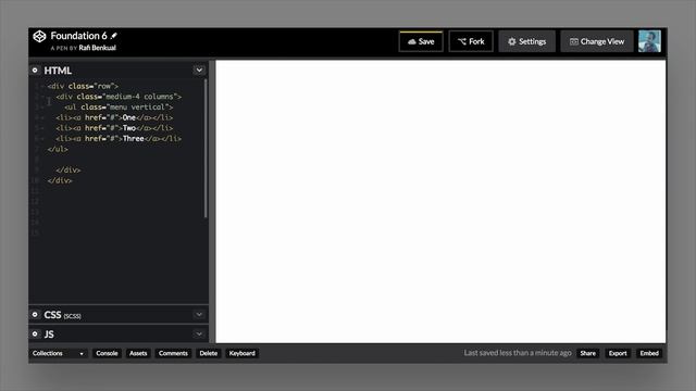 Menu Component | Foundation 6 by ZURB смотреть онлайн