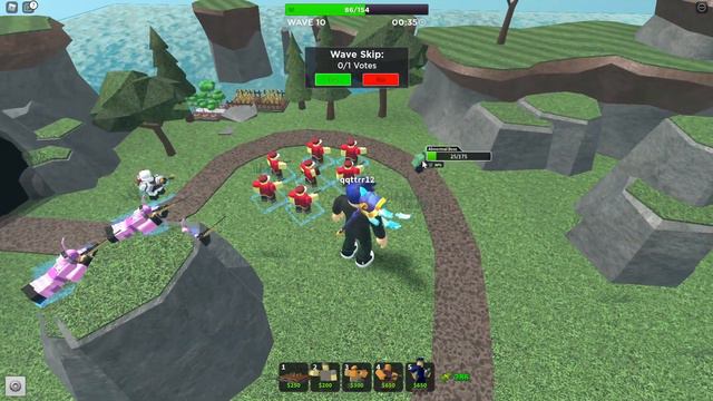 Fallen Mode With Weak Towers⚔️🛡️ | Tower Defense Simulator - TDS Solo Fallen Mode